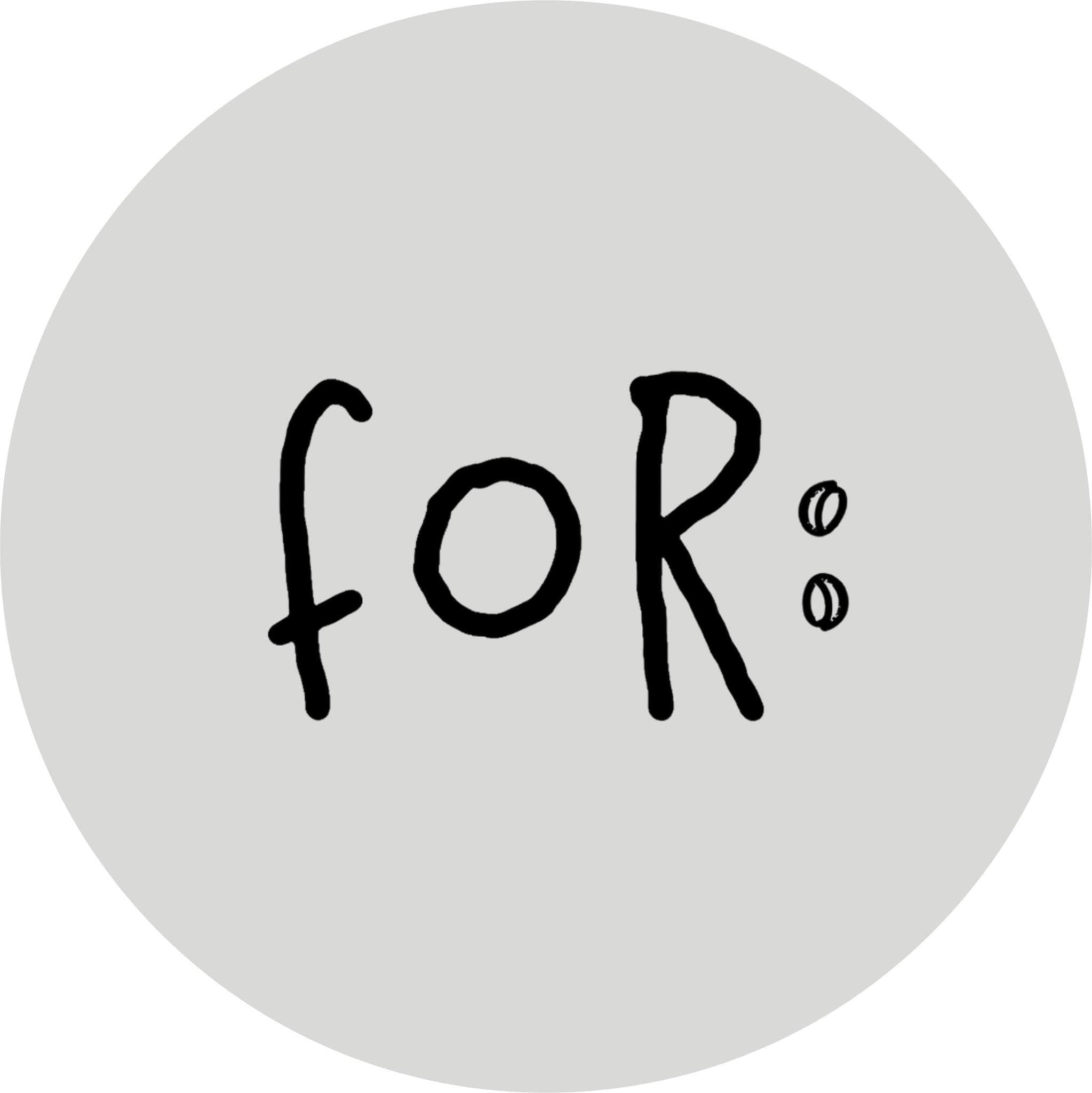 For Coffee logo